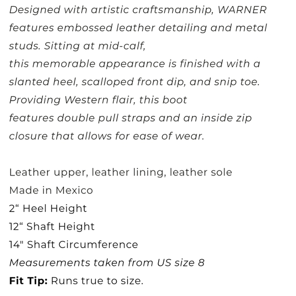 NIB Freebird Warner taupe multi boot - Picture 4 of 11